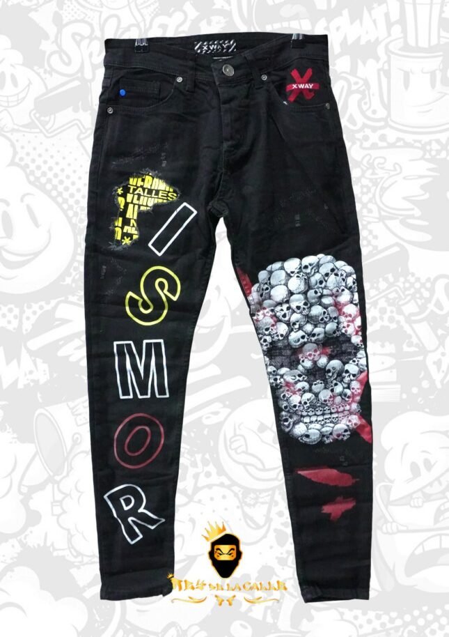 Vaquero Negro Calavera Ismor