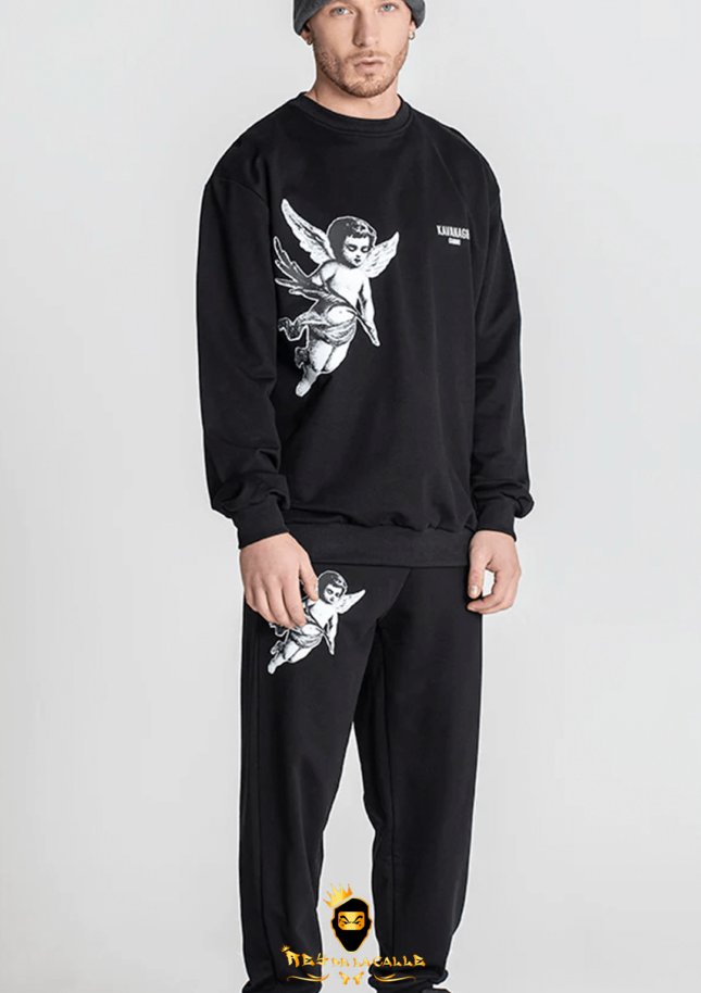 Conjunto Gianni Kavanagh Color Negro Ángel Blanco