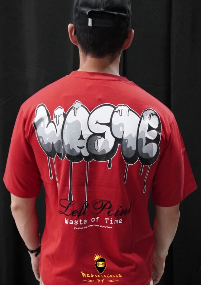 Camiseta Left Point Roja Waste