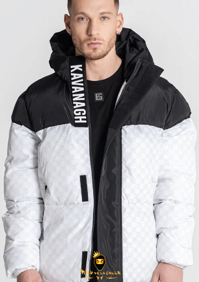 Chaqueta Gianni Kavanagh Blanca Capucha Negra