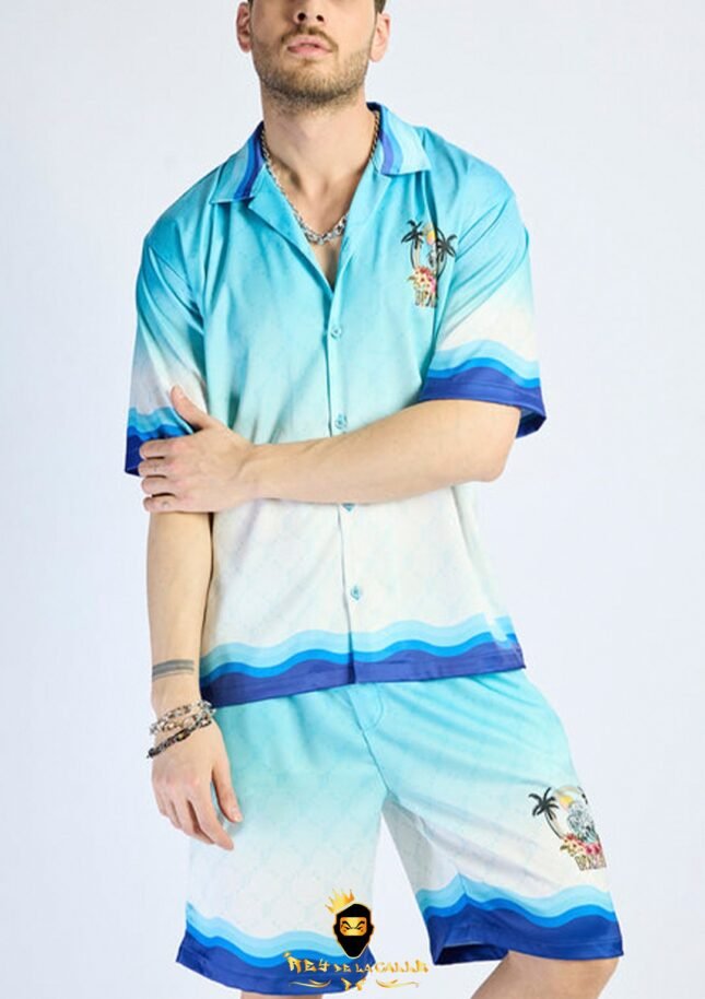 Conjunto Left Point Azul Beach Vibes