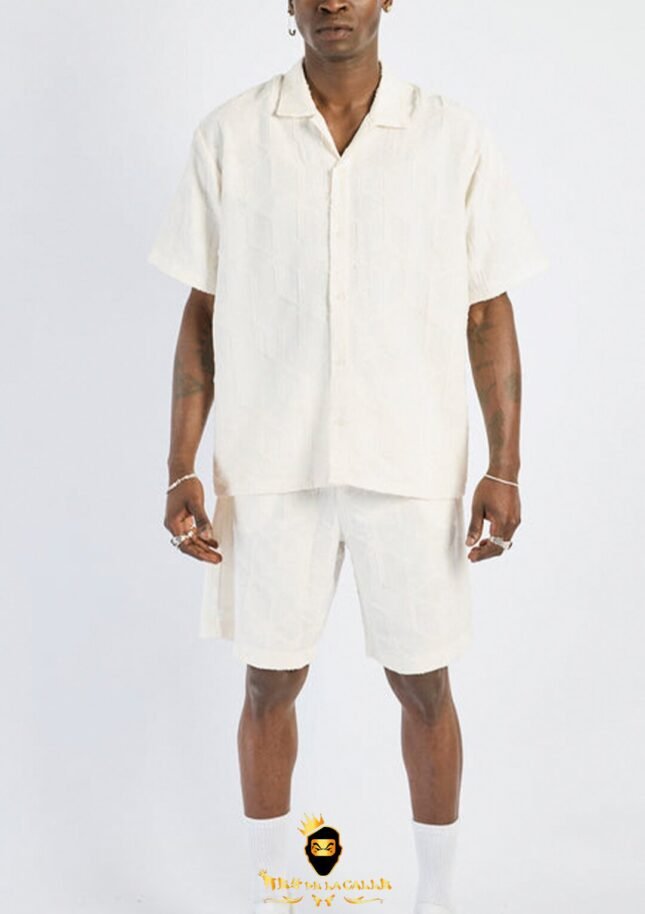 Conjunto Left Point Color Crema