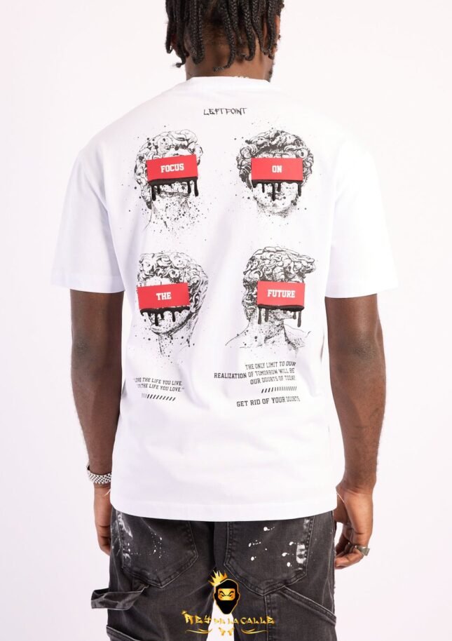 Camiseta Left Point Blanca Focus On The Future
